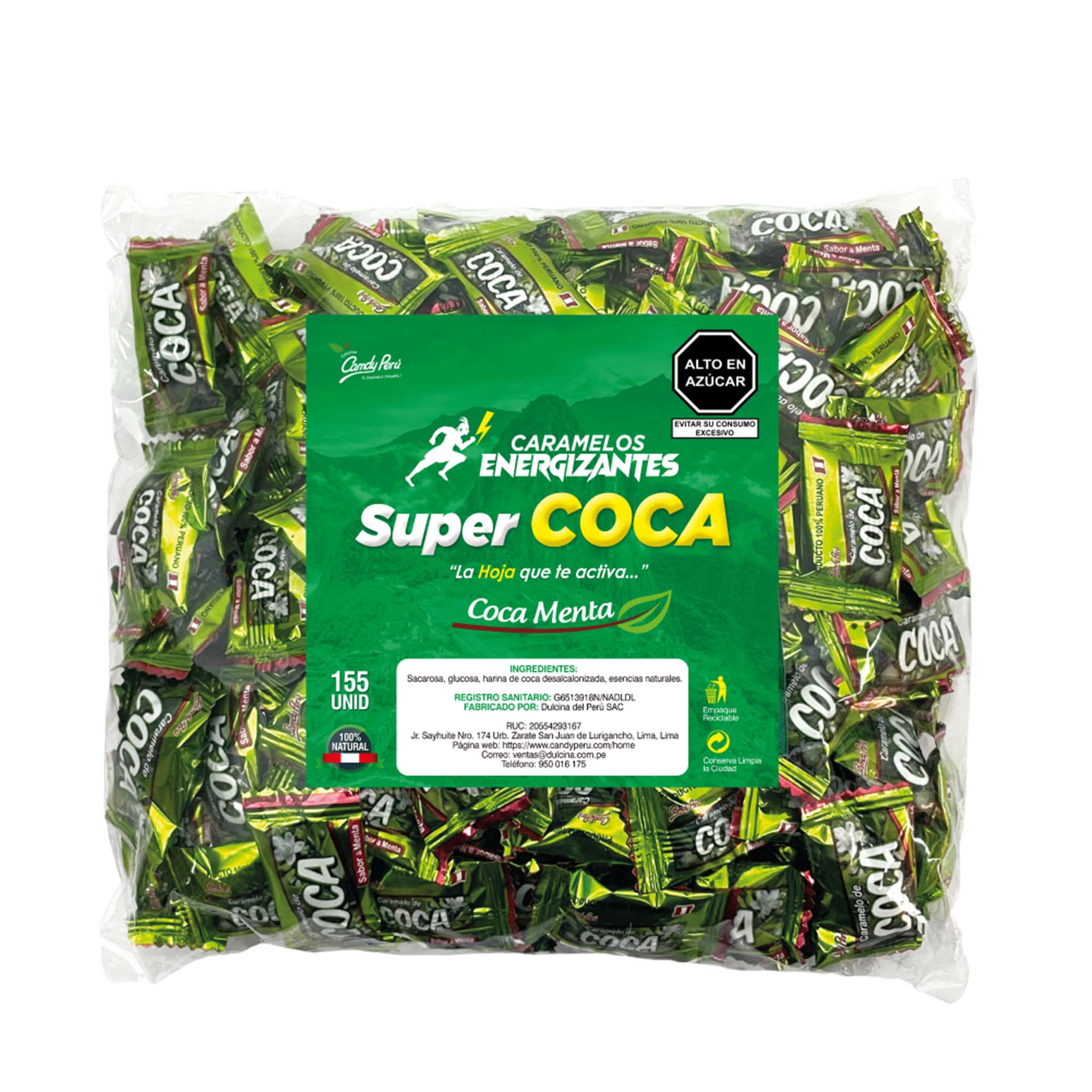 CARAMELO COCA MENTA